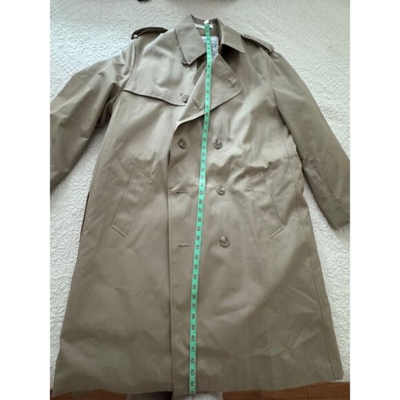 Men's Winchester Classics Lined Trench coat, 42R, Brown/Tan - Picture 11 of 12
